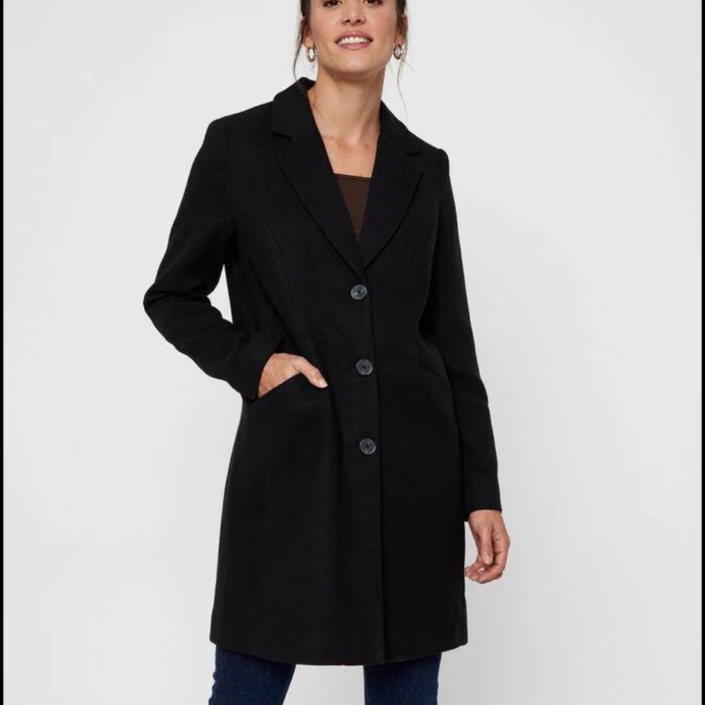 VERO MODA Black Coat Jacket S